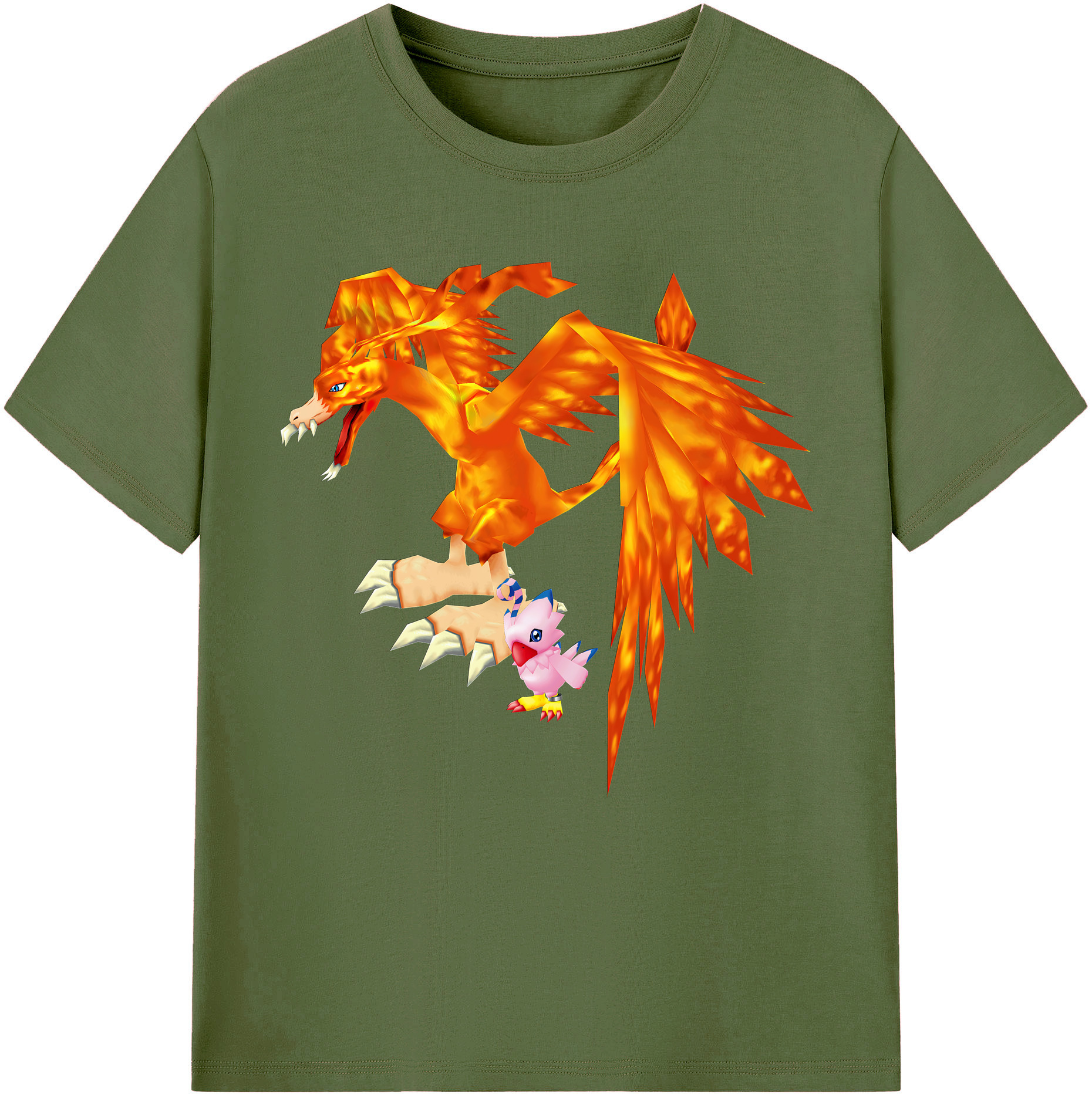 （画像用） Digimon デジタルモンスター/デジモン 綿100％半袖Tシャツ（フロントプリント）
